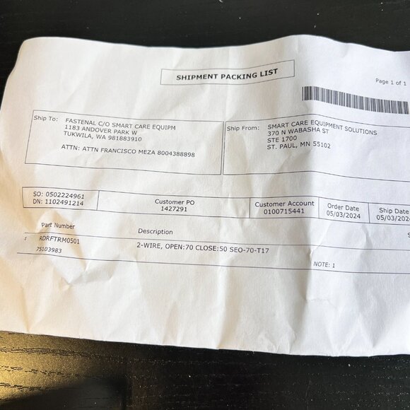 Randell‎ RF TRM0501 Thermodisc, 2 Wire, Open 70 Close 50 - Picture 5 of 7